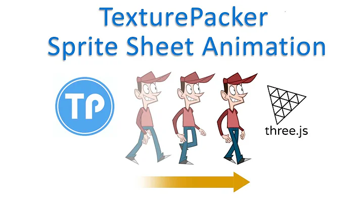 TexturePacker Sprite Sheet Animation in Three.js
