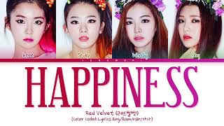 Red Velvet (레드벨벳) - '행복 (Happiness)' (Color Coded Eng/Rom/Han/가사)