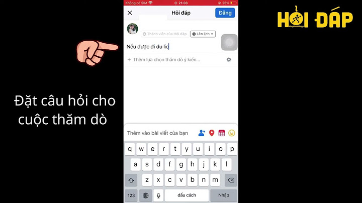 Cách tạo vote trên facebook