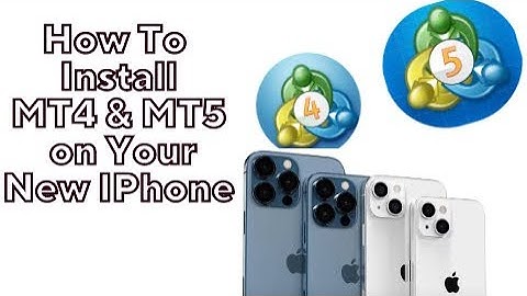 How to Install MT5 and MT4 on a new IOS IPhone
