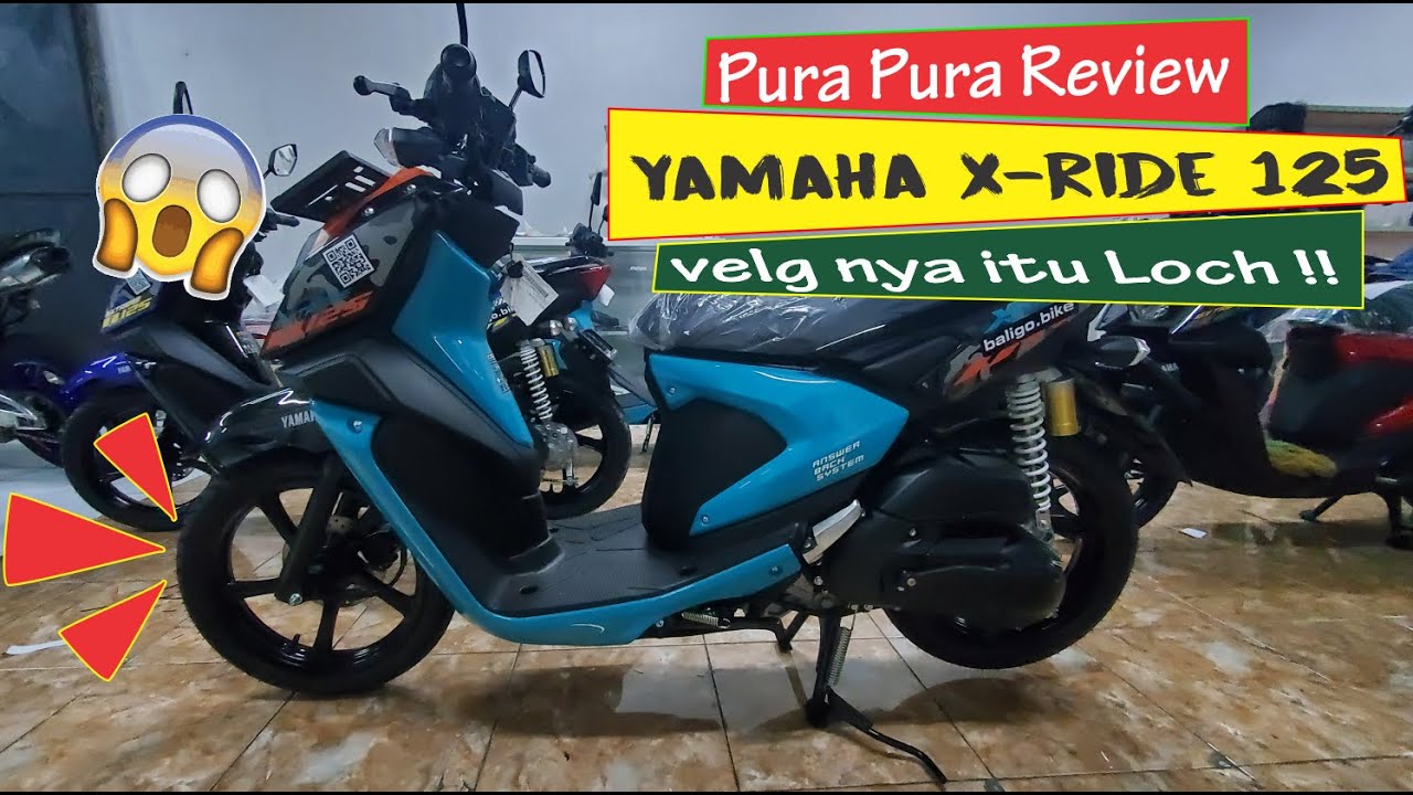 Yamaha XRide 125 Warna Cyan Tahun 2023 Review YouTube