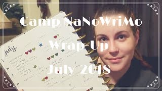 Camp NaNoWriMo Wrap-Up | July 2018