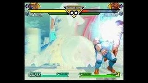 Capcom vs. SNK 2 EO GameCube Gameplay - Raiden and Zangief