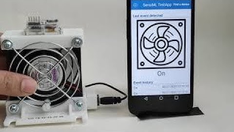 SensiML Predictive Maintenance Fan Demo - ST Sensor Tile