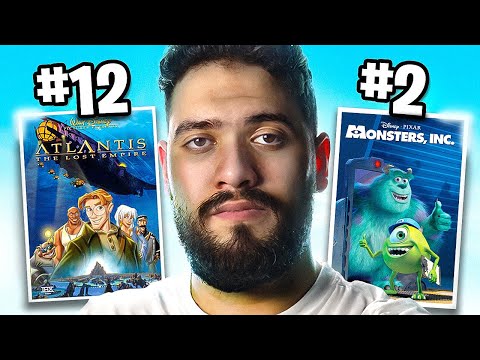 ترتيب افلام ديزني من الافضل للأسوء