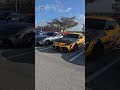 Row of Toyota Supra's Sarasota Cars  &amp; Coffee 3/26
