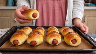 Soft & Fluffy Mini Sausage Buns | Better Than Bakery! Easy Bread Recipe! screenshot 2