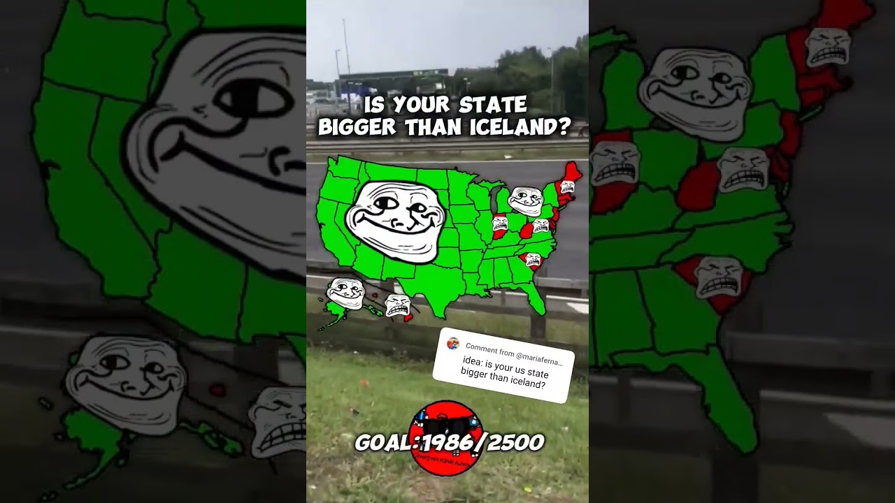 Is your state bigger than iceland? 