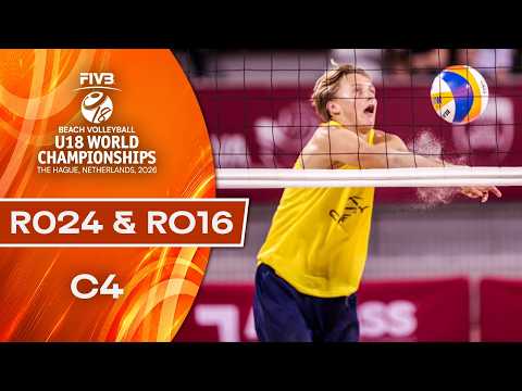 Round of 24 & Round of 16 - Court 4 | Beach U18 World Championships 2026 | The Hague