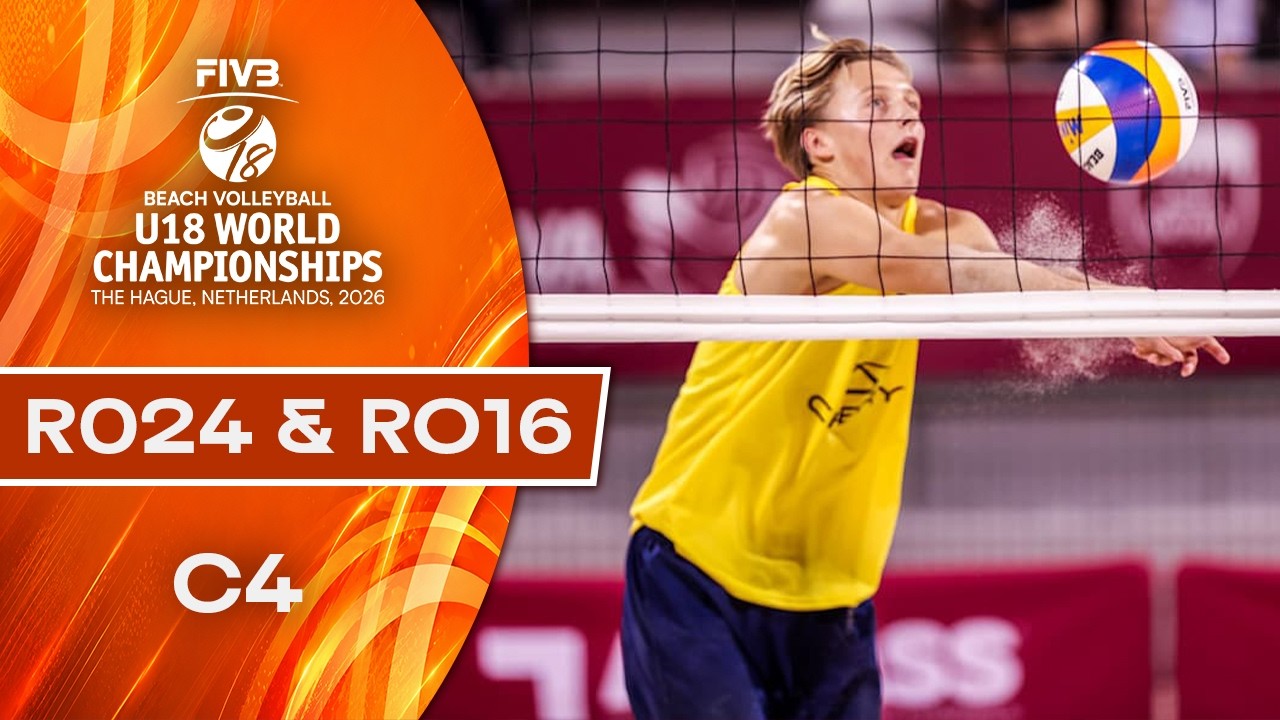Round of 24 & Round of 16 - Court 4 | Beach U18 World Championships 2026 | The Hague | 11.07.2026