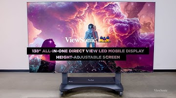 Height-Adjustable Screen - 138” Direct View LED Mobile Display