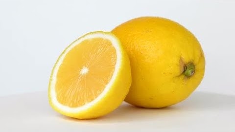 Lemon Rotating Stock Video