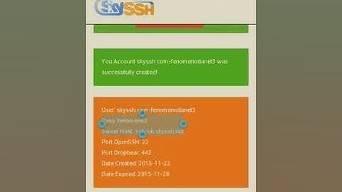 COMO CRIAR CONTA SSH HTTP INJECTOR VÍDEO 1