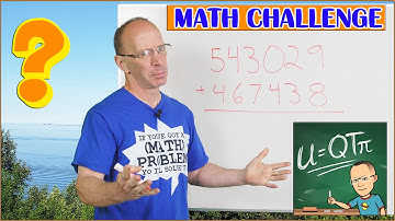 6 Digit Number Plus 6 Digit Number Addition Math Challenge - MATHS