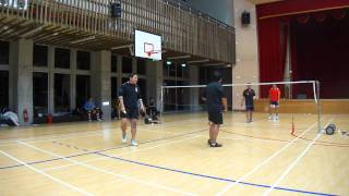 20111225孚瑪羽球隊陳光+文泰VS小胖+廖R