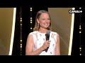 Jodie Foster : "ça vous a manqué le glamour ?" - Cannes 2021