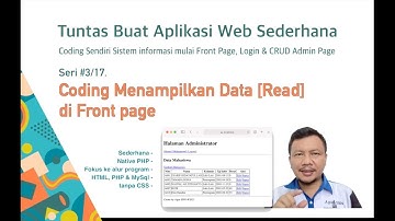 Seri #3. Coding Tampilkan Data di Front Page [Tuntas Buat Aplikasi Web]