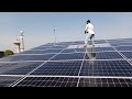 How To Clean Solar Panels || Solar System || Solar Panel Auto Cleaning || Power Washing