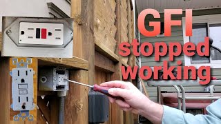 GFI STOPPED WORKING, how to reset / replace your GFCI outlets  #Frugal With John