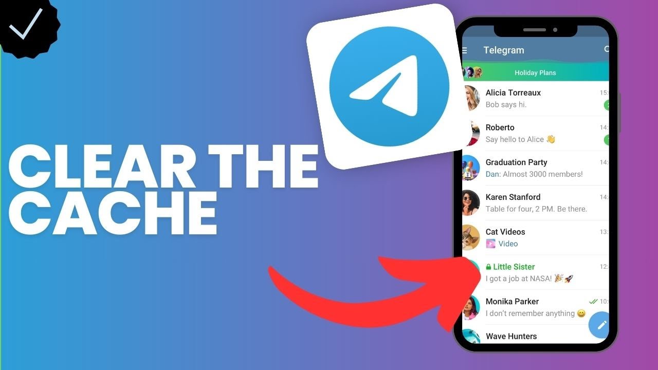 How to clear the cache in Telegram? - YouTube