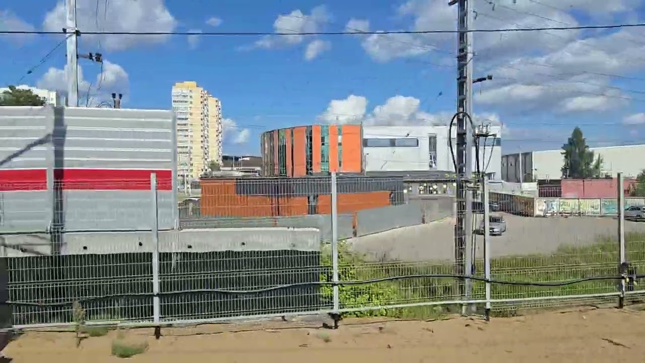 В поезде. Пермь 2 - Пермь 1. Кольцевая электричка.