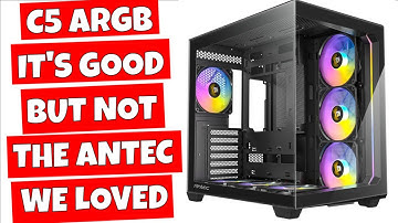Antec C5 DUAL Chamber FISHTANK Case Comes With 7 ARGB Fans & A HUB