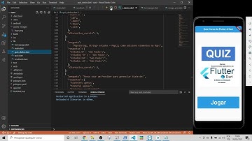 Programando a Estrutura da Classe de Dados no App de Quiz em Flutter - Aula 10