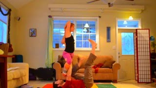 Acro Yoga Mermaid flow with Infinity Loop