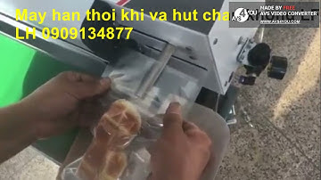 máy hàn miệng túi thổi khí nito có in date LF1080B,máy ép miệng bao hút chân không liên tục in date