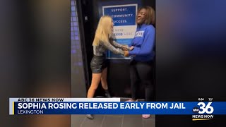 Sophia Rosing Released From Jail Early
