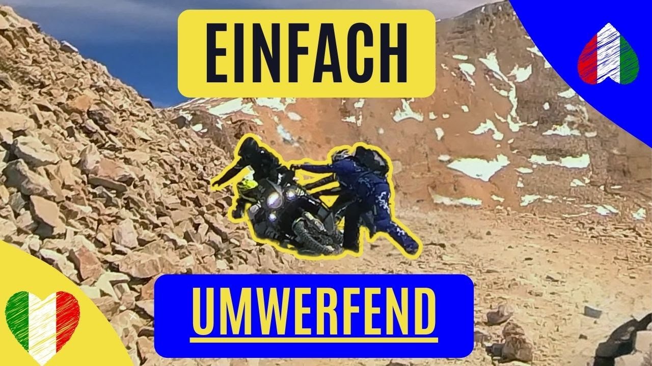 Col de Sommeiller - auf dem TET Italien mit Reiseenduros