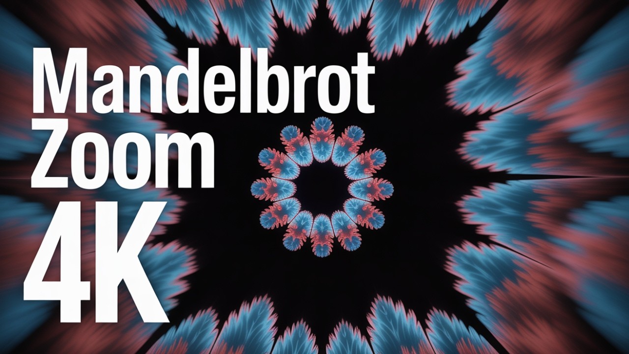 Fractal Deep Dive: Mandelbrot Set 4K 60fps Looping Journey - YouTube