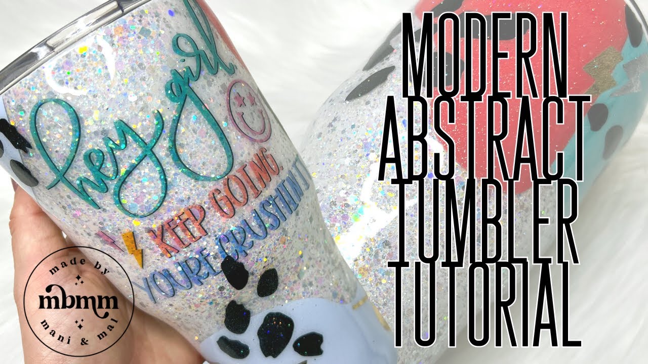 Modern Abstract Tumbler Tutorial