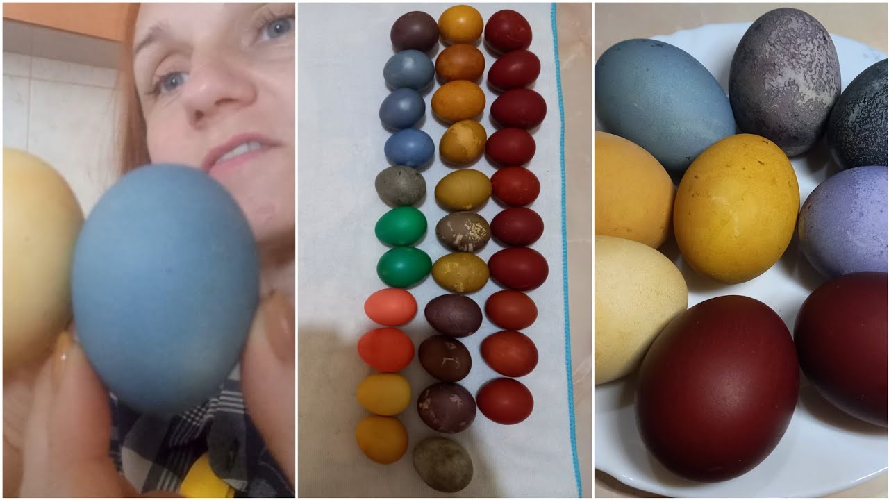 ЯК ПОФАРБУВАТИ ЯЙЦЯ БЕЗ ХІМІЇ. ПРИРОДНІ БАРВНИКИ ДЛЯ КРАШАНОК. 🥚🥚🥚