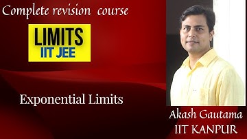 LIMIT (P11) | Exponential Limit | #JeeMains #JEE Advanced #Kota