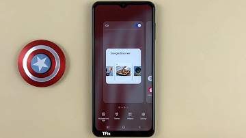 How to enable/disable Add media page to Home screen on Samsung A04s Android 13