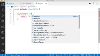 How to Setup, Run, Debug and Module Management in #TS Project.