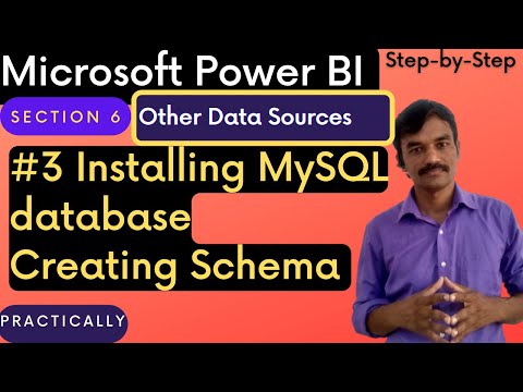 #52 setting up MySQL database | Power BI tutorial for beginners
