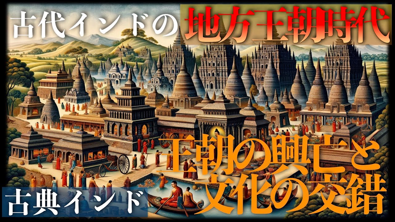 古代インドの地方王朝時代「王朝の興亡と文化の交錯」【古典インド】 - YouTube