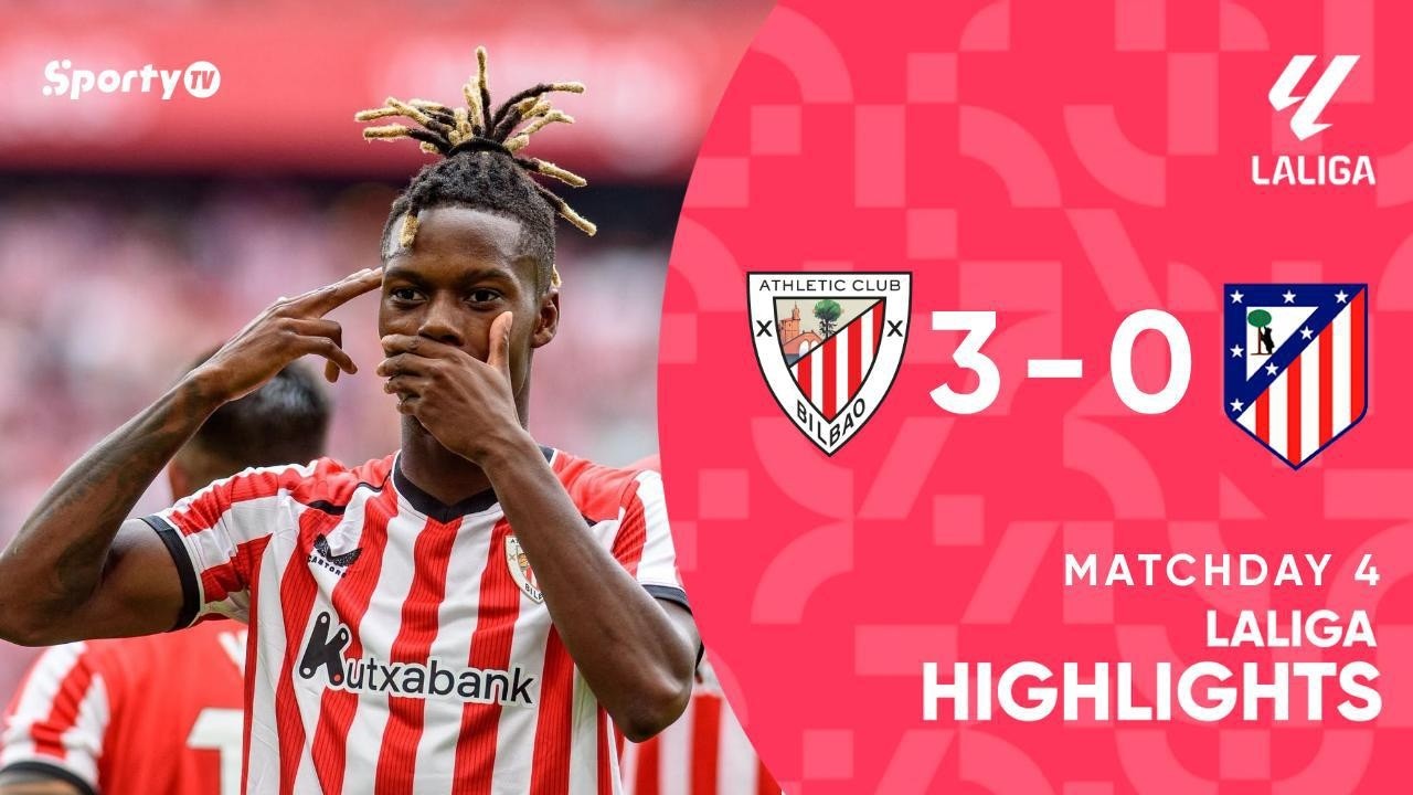 Athletic Club 3-0 Atlético de Madrid | 26/27 | LaLiga - Game highlights | SportyTV