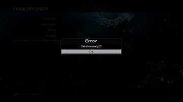 Out of Memory Error #27 Call of Duty: Ghosts