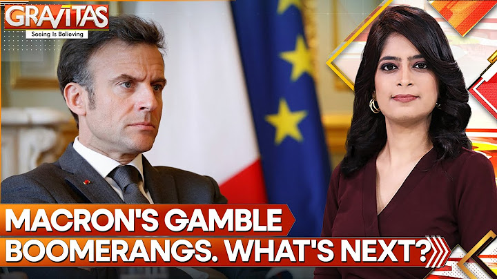 French Elections 2024: Macron's gamble results in total chaos | Gravitas | World News | WION