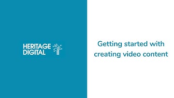 Getting started with creating video content