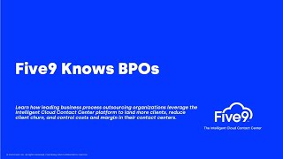 Five9 Knows BPOs