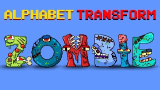 Alphabet Lore But It’s Zombies Transform | Big trouble in Super Mario Bros 3 | GM Animation