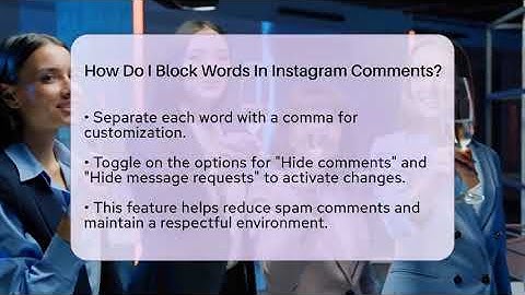How Do I Block Words In Instagram Comments? - Everyday-Networking