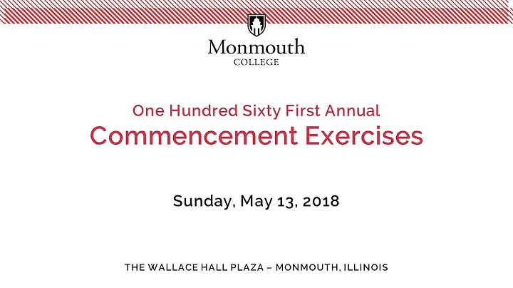 Monmouth College - 161st Commencement Exercises (2...