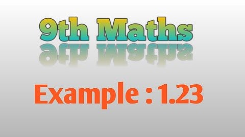 9th Maths - Example : 1.23 in Chapter 1 Set Language @JRMaths517