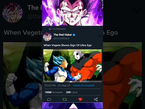 When Vegeta Shows
