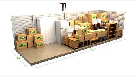 product explainer video - storage unit animation